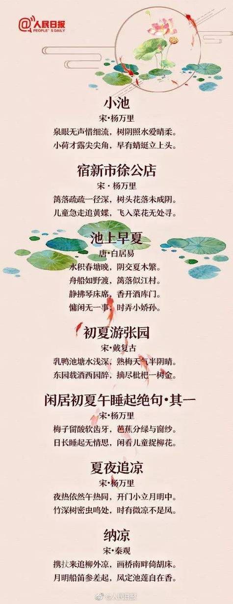 夏天的诗句古诗缩略图