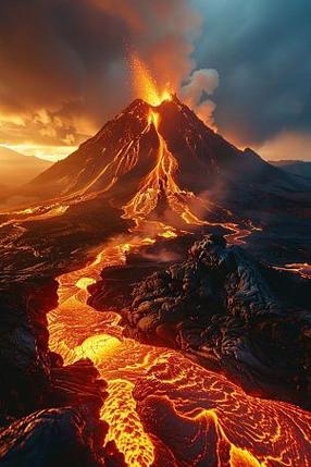火山爆发岩浆缩略图