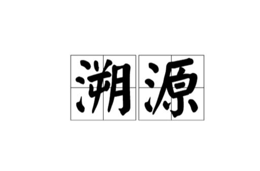 溯源是什么意思缩略图