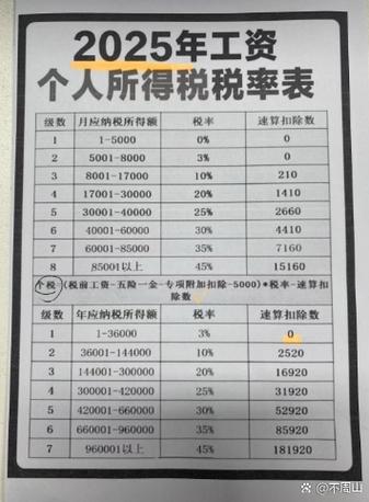 2025工资个人所得税缩略图