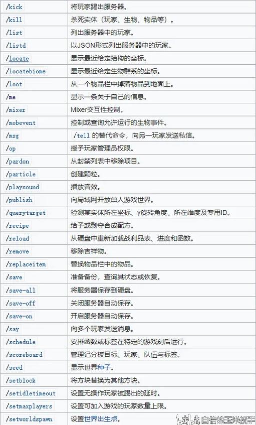 我的世界指令命令方块指令游戏截图