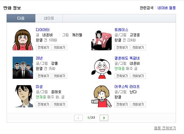 webtoon漫画官网韩语版游戏截图