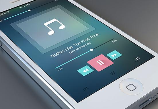 ios自带音乐播放器缩略图