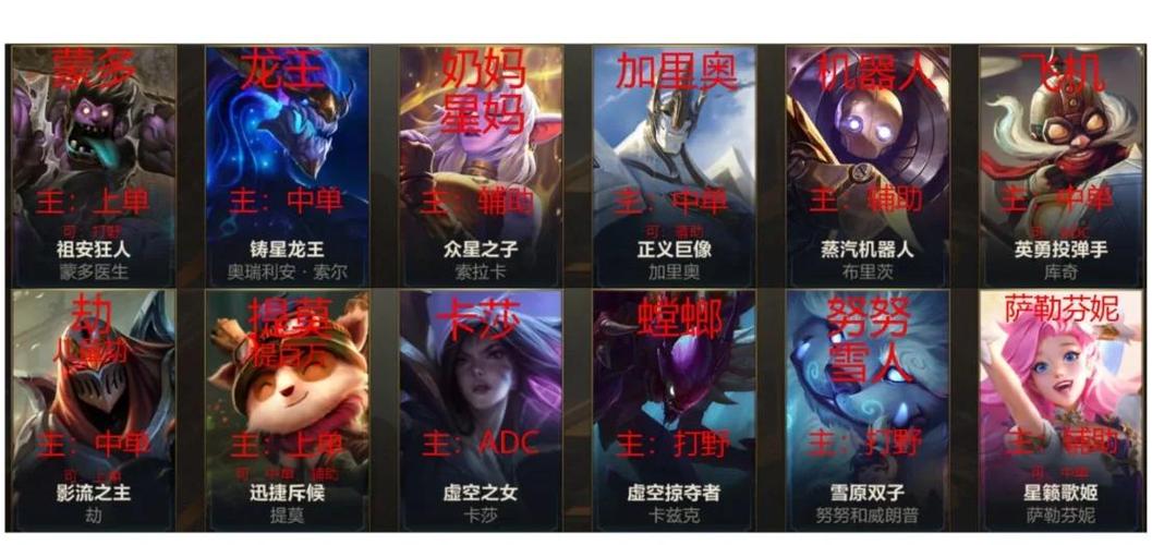 英雄联盟手游英雄属性缩略图