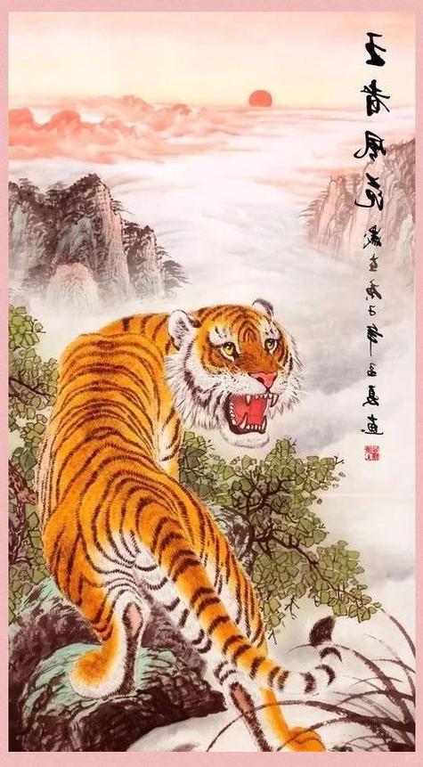 猛虎上山图能不能挂