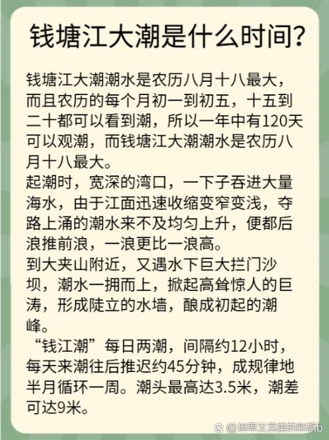 什么时候大潮缩略图