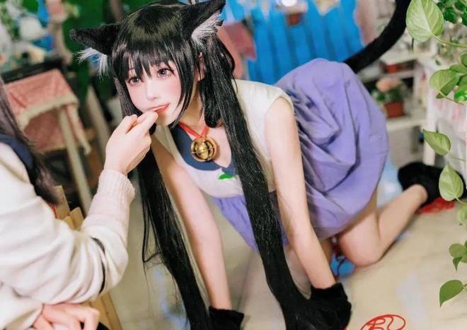 猫娘女仆装cos缩略图