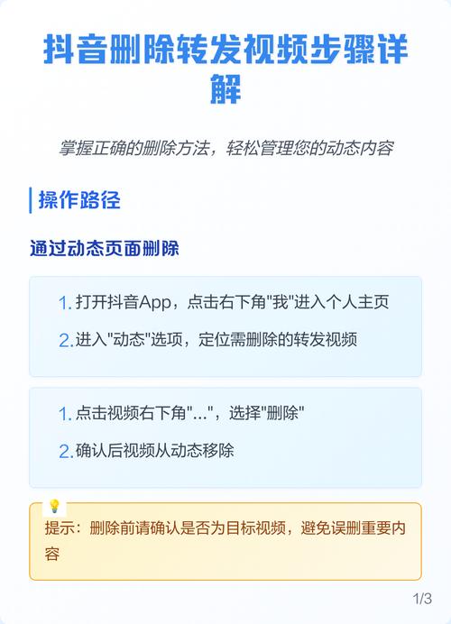 抖音转发视频不能删了缩略图