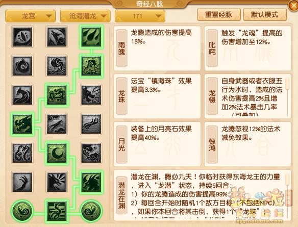 梦幻西游109龙宫经脉缩略图