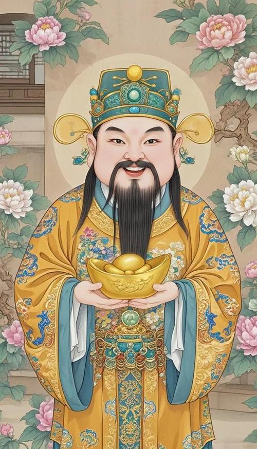 微信背景财神爷图片缩略图