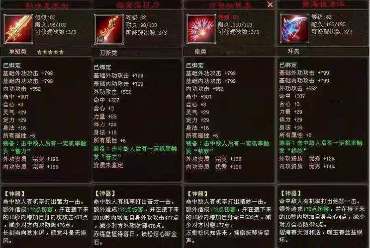 天龙八部神器8星升9星需要多少材料图标