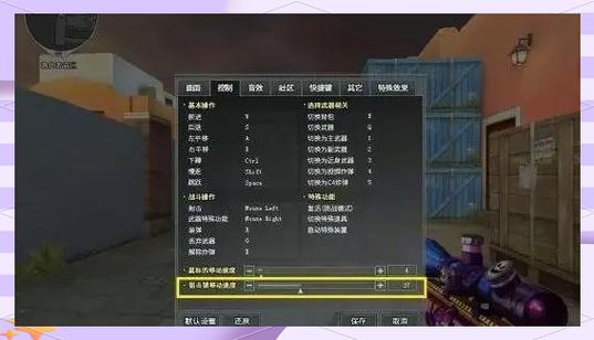 cf狙击设置游戏截图