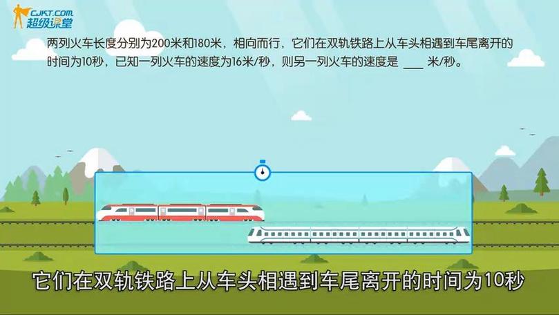 两火车相向行驶相遇问题公式游戏截图