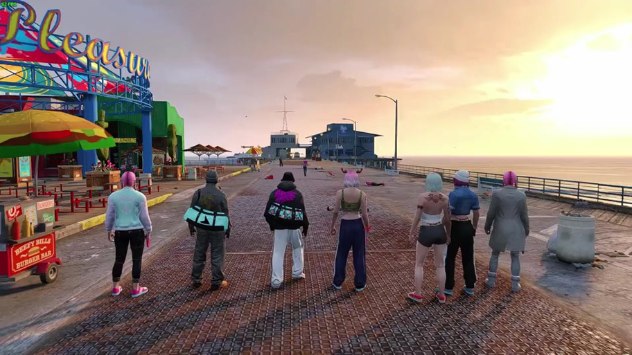 GTA5进入线上模式游戏截图
