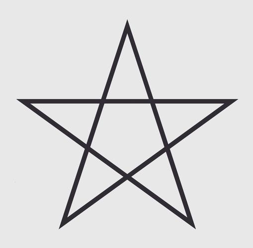 一个五边形内有个五角星数三角形缩略图