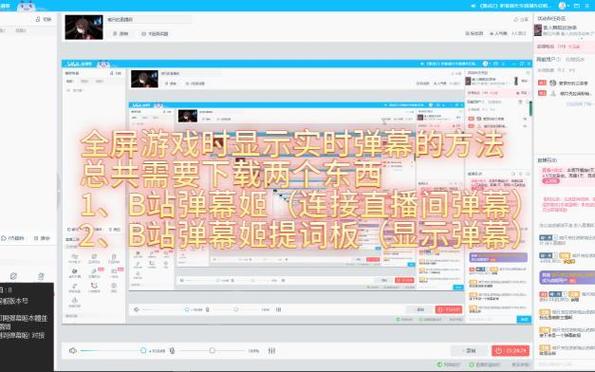 全屏游戏看不到弹幕姬缩略图