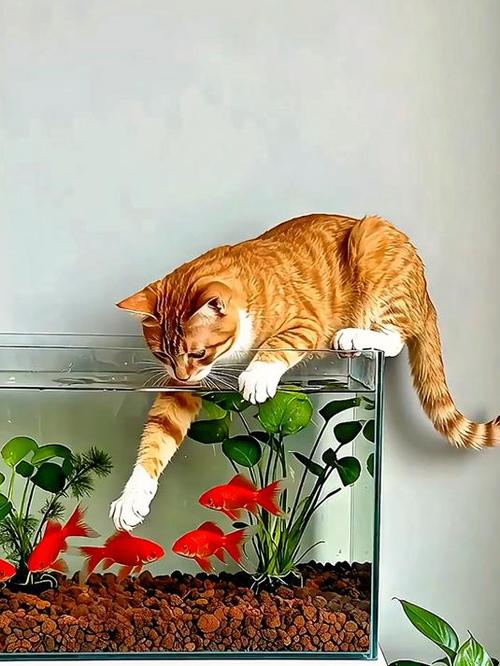 小猫咪抓鱼缩略图