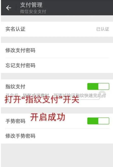 手机支付突然不能用指纹缩略图