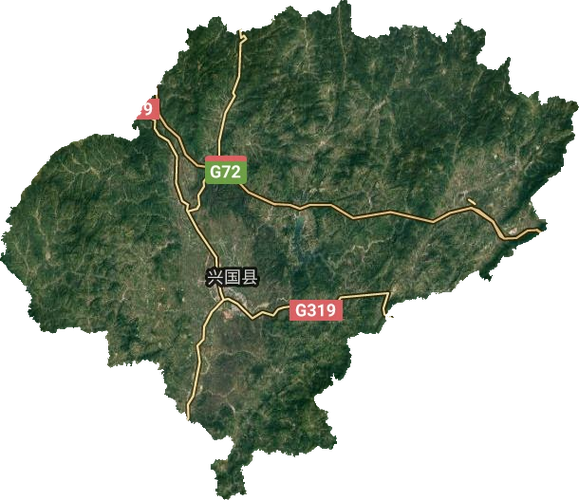 兴国县地图全图高清版缩略图