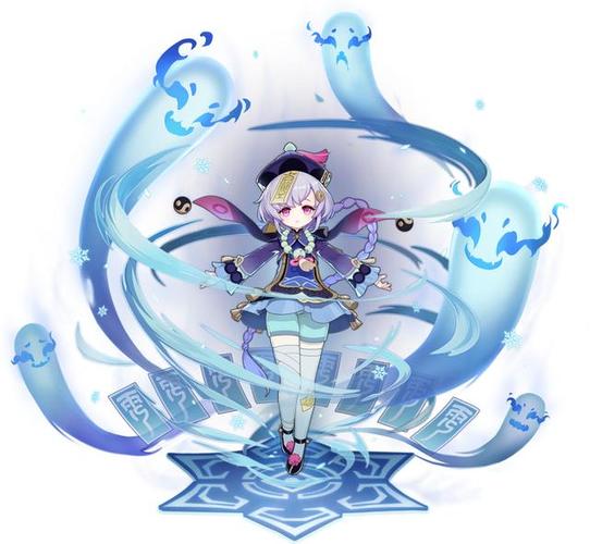 冰元素原神角色游戏截图