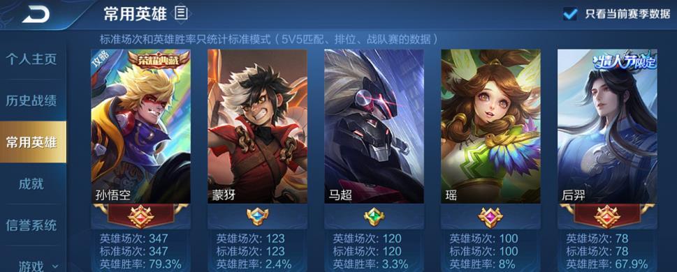 王者荣耀高胜率缩略图