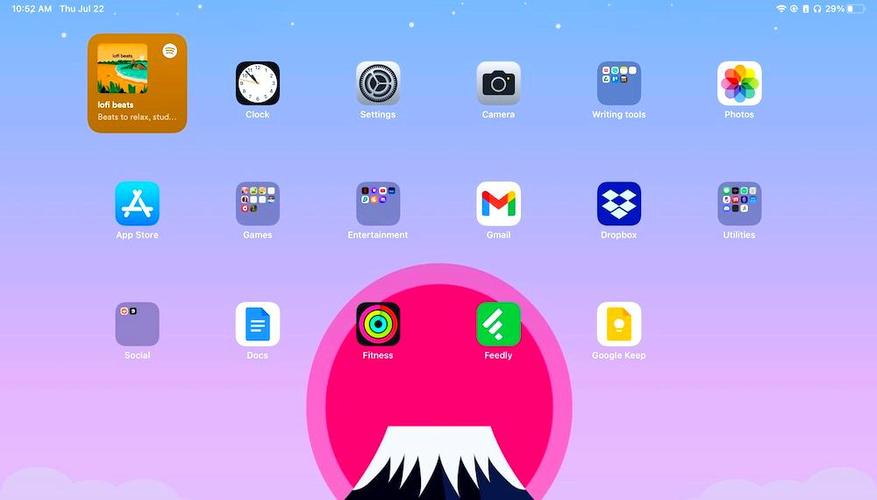 ipad桌面小部件缩略图