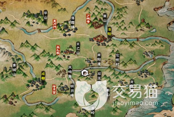 烟雨江湖npc位置缩略图