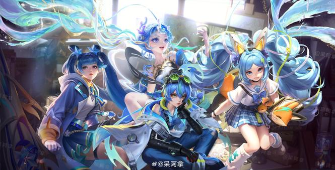 王者荣耀蓝色头发的女英雄有几个缩略图