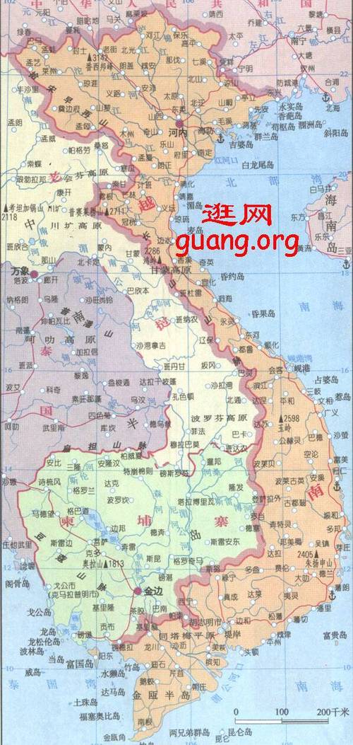 越南的地图全图缩略图