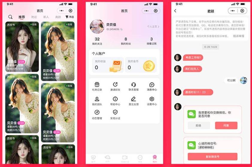 聊天软件源码游戏截图