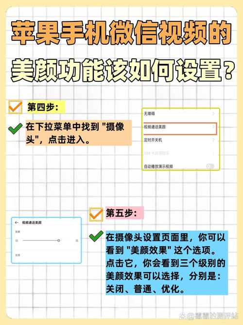 苹果手机怎样设置美颜视频功能缩略图
