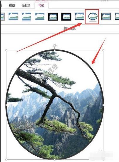 怎么把图片变成圆形缩略图