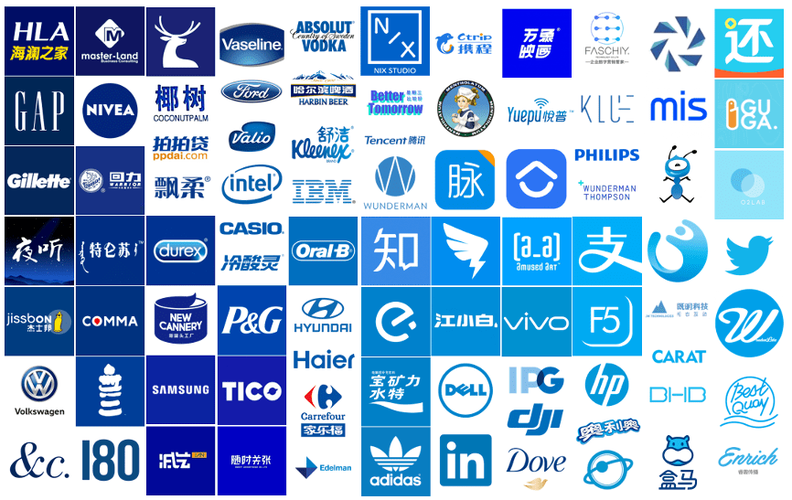 蓝色logo品牌游戏截图