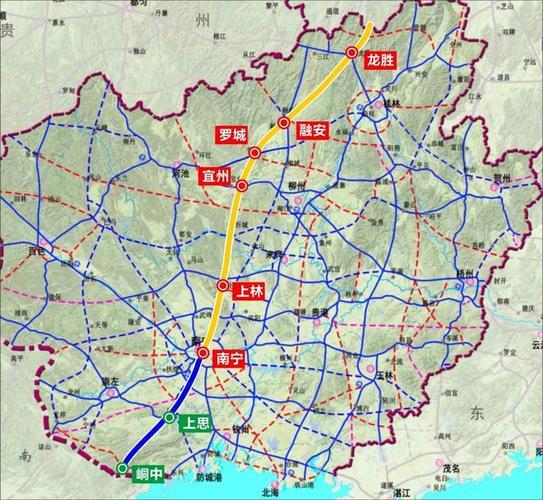 广西高速公路地图全图缩略图