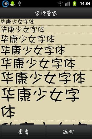 字体管家图标