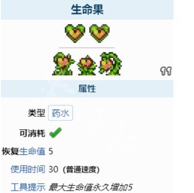 泰拉瑞亚生命缩略图