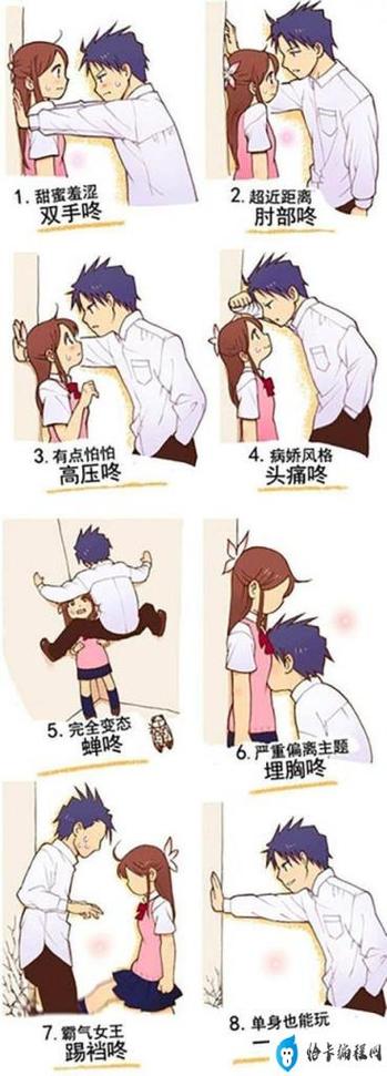 女生壁咚男生的反应游戏截图