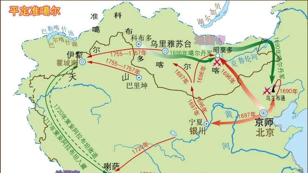 蒙古入侵中原路线图缩略图