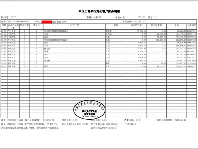 工行对公账户开户费用缩略图