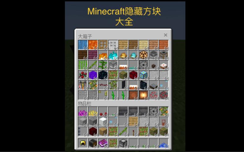 我的世界隐藏方块代码游戏截图