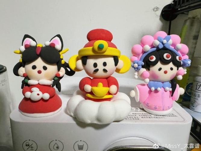 财神图片轻彩泥图标