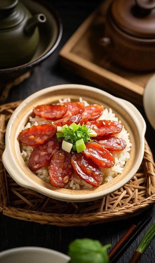 腊肠煲仔饭的做法缩略图