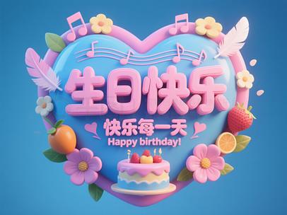 ai制作生日贺卡缩略图