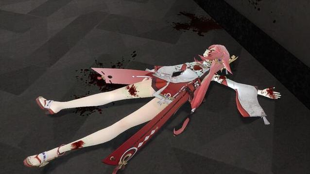 gmod原神女角色死亡布娃娃游戏截图