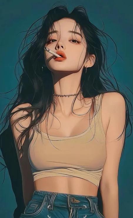 又酷又飒的女生图片缩略图