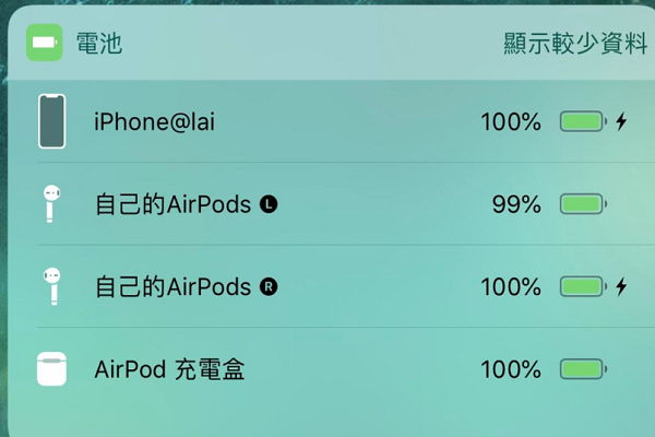 安卓显示AirPods电量缩略图