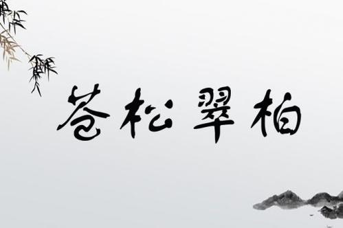 松字成语大全四个字缩略图