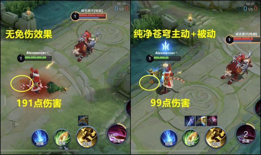王者荣耀中的减伤和免伤游戏截图