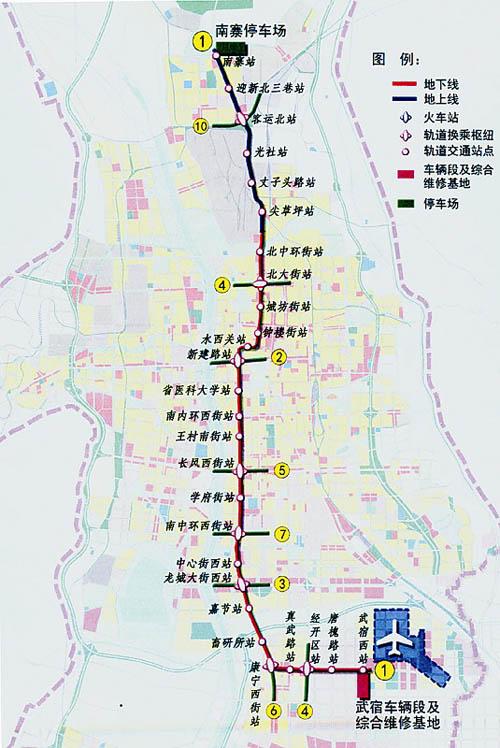 太原地铁1号线全长缩略图