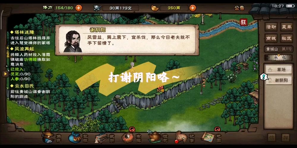 烟雨江湖谢阴阳打法缩略图